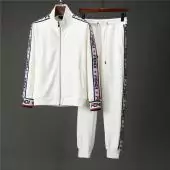 casual wear fendi tracksuit jogging zipper winter clothes fd20196812 blanc